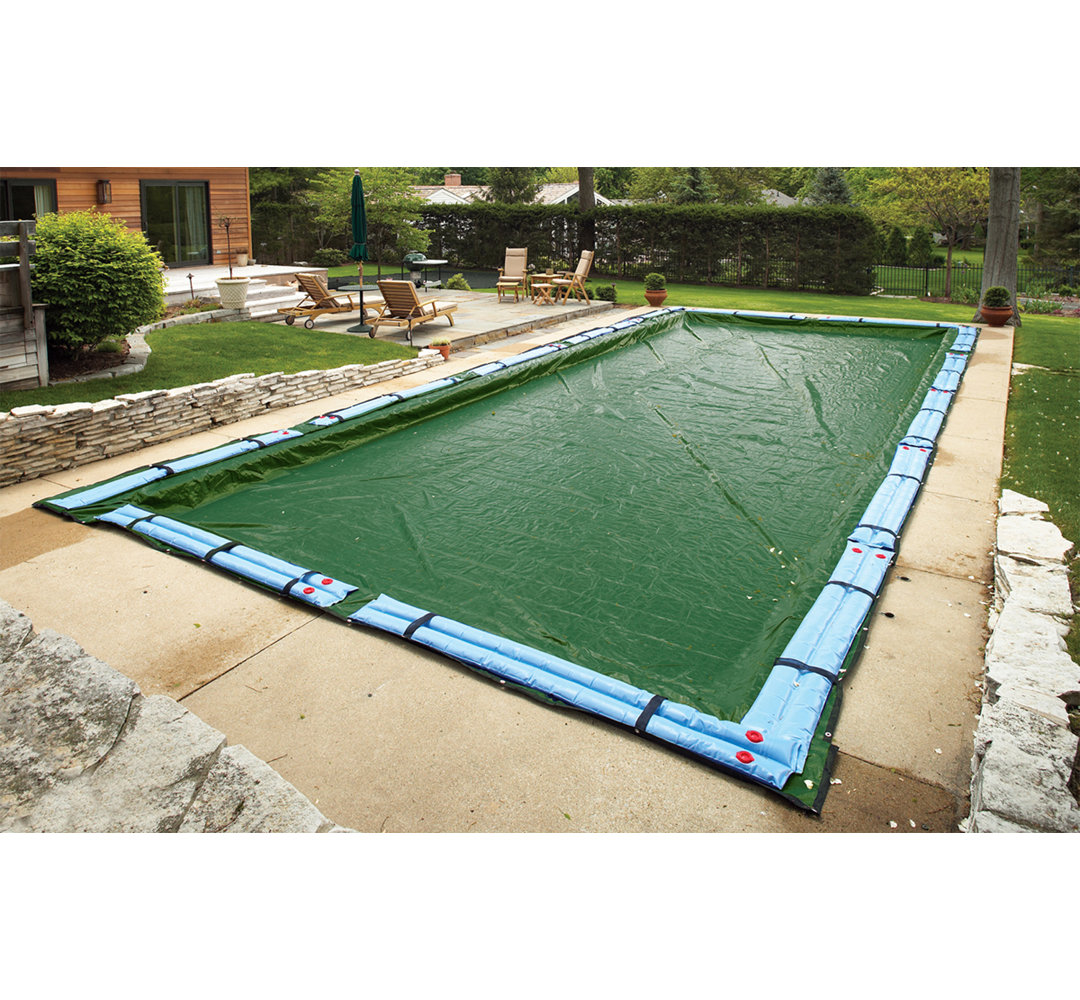 12-Year Rectangular In Ground Pool Winter Cover Blue Wave Products 