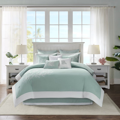 Édredon surdimensionné simple en coton avec housse euro