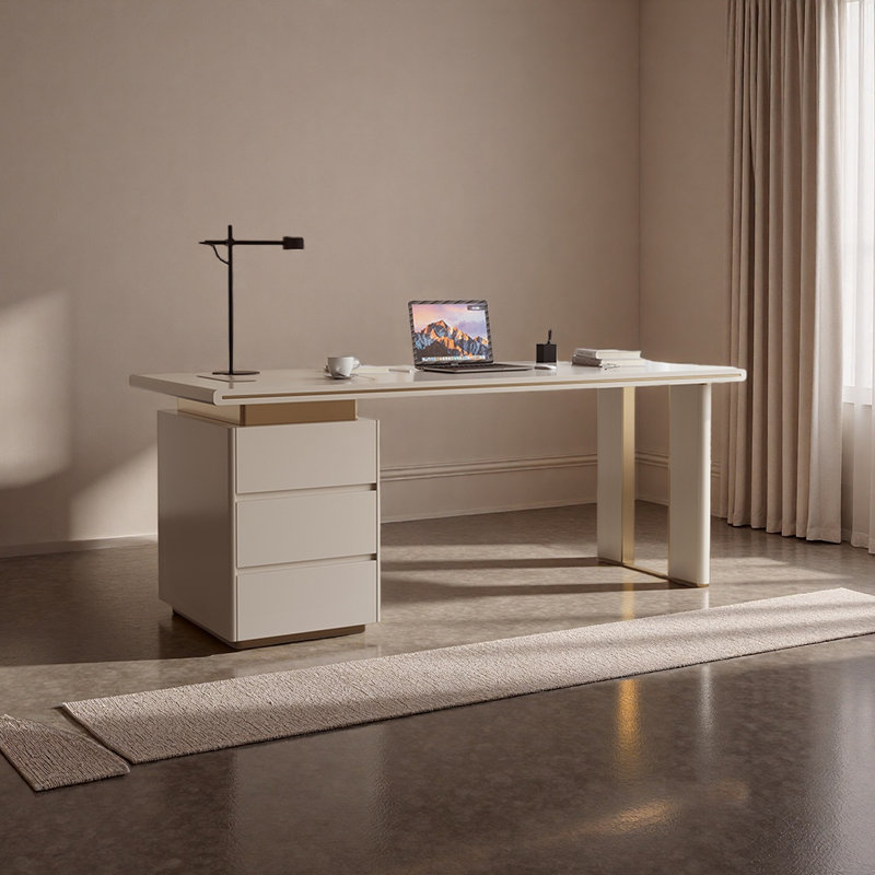 Bureau d'ordinateur, H 29,52 po x l 62,99 po x P 27,55 po