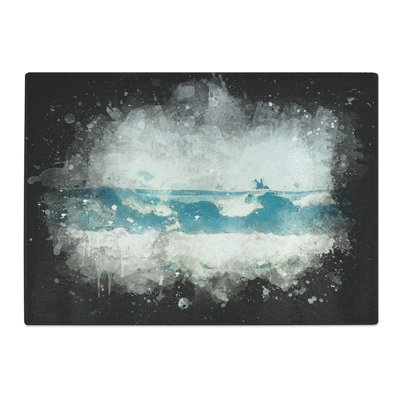 Tempered Glass the Rolling Waves Chopping Board
