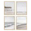 «California Ocean Beach Seashore Pier», reproduction encadrée de 4 pièces-90605119-90605118