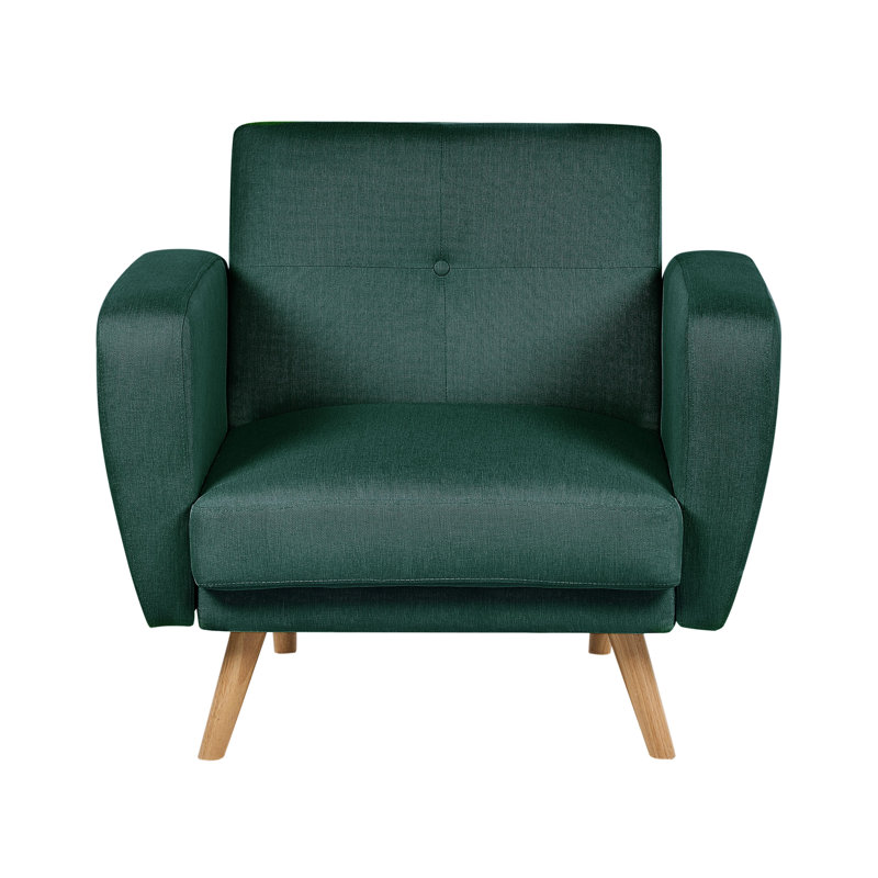 FLORLI Upholstered Accent Chair, Green
