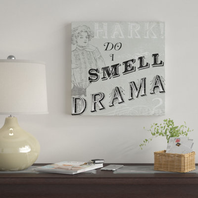'Victorian Snark I' Textual Art on Canvas