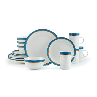 Pfaltzgraff Ezra 16-Piece Stoneware Dinnerware Set, Service for 4