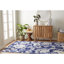 Tapis bleu marine Mountview-598100188