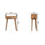Console en bois massif 23,62 po Deitke-1220541837