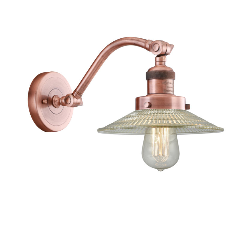 Appliquee à bras 1 lumière à intensité réglable Katalina, Cuivre antique