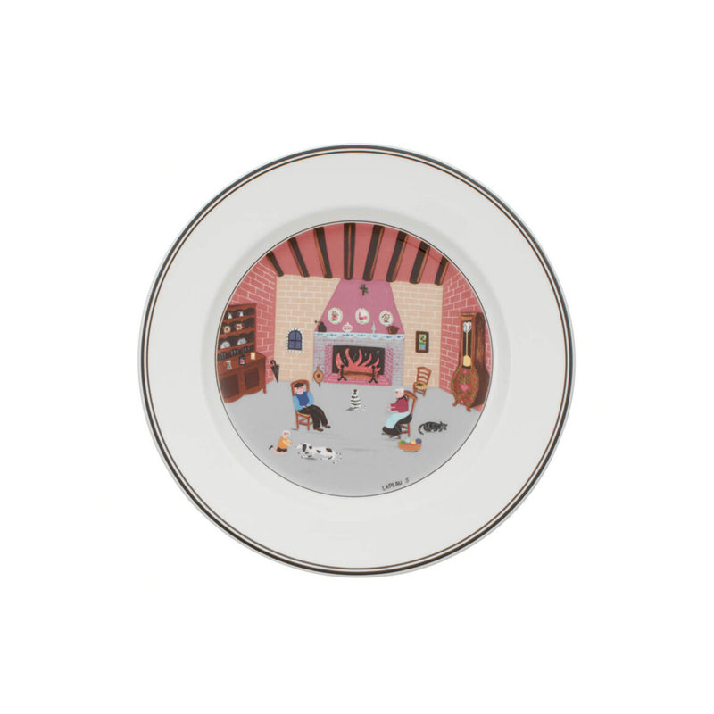 Villeroy & Boch Design Naif 8.25" By the Fireside Salad Plate