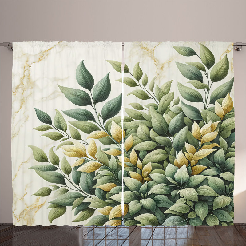 Semi Sheer Curtain Pair, 54'' W x 63'' L