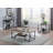Damien Metal Coffee Table with Open Shelf