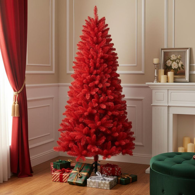 Sapin de Noël 7 pi rouge