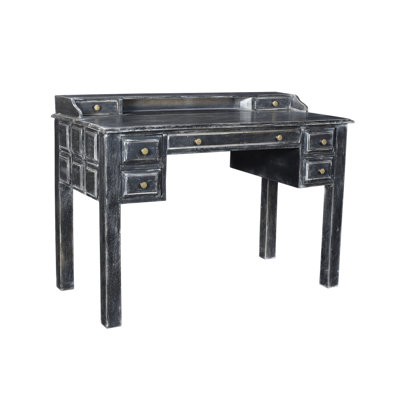 Khiem Solid Wood Writing Desk