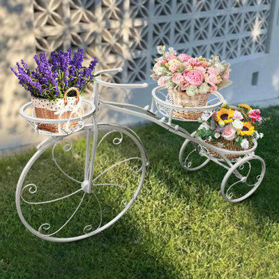 Ataly 9'' W Metal Storage Rack with Wheels