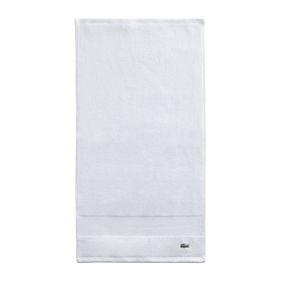 Lacoste Heritage 16X30 Cotton Hand Towel, 100% Supima Cotton, Micro-Fresh® Anti-Microbial