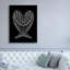 «Heart Wings On Black» par Rachel Caldwell, art mural sur toile-244996713