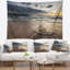 Tapisserie Seashore Morning avec surf ludique et ciel agréable-28506209