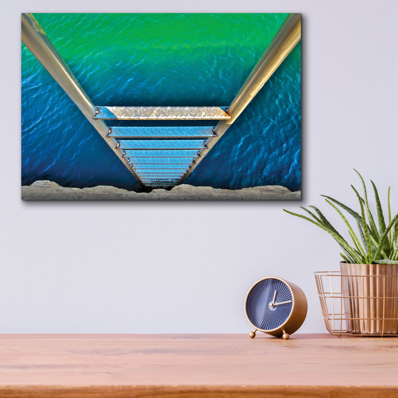 "Échelle de mer" par Verne Varona, H 12 po x l 16 po x P 0,13 po
