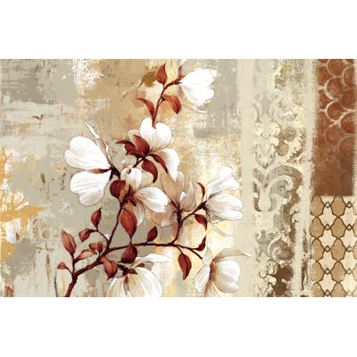 Spiced Flower Paint - Wrapped Canvas Painting