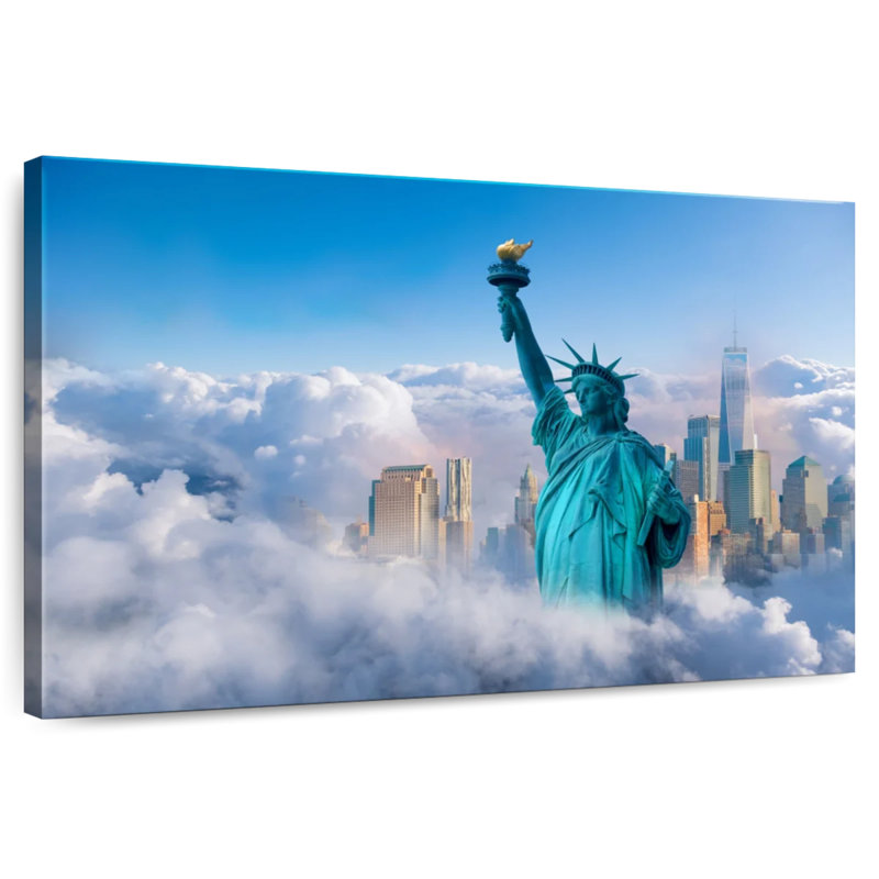 Statue de la liberté Vanna, New York, H 16 po x l 24 po
