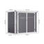 4 ft. 5 in. W x 2 ft. 3 in. D Plastic Pent Garage Shed