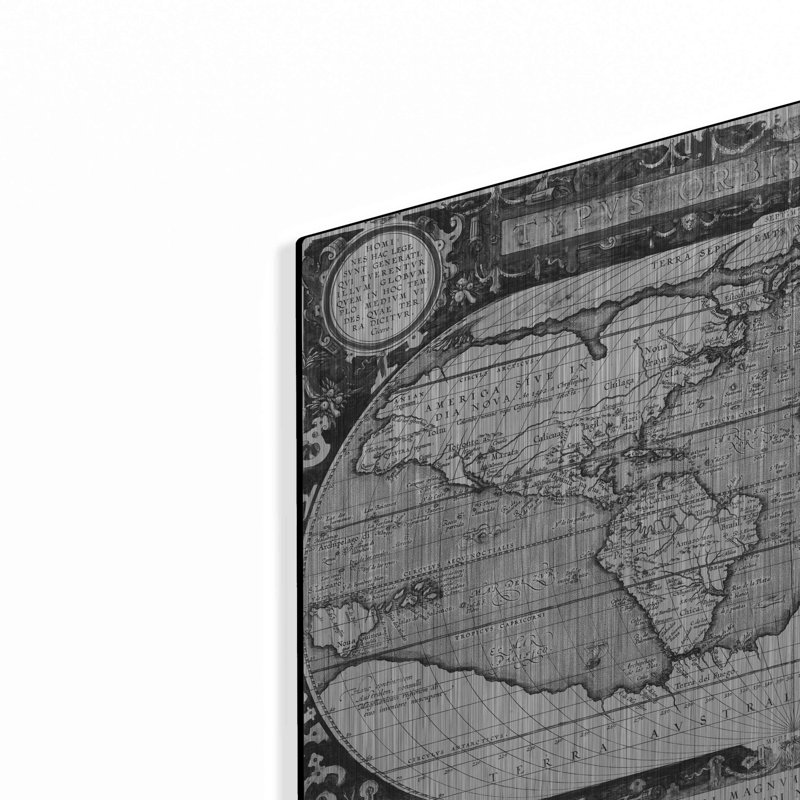 «Antique World Map» par Vision Studio, H 12 po x l 16 po