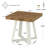 Square Dining Table for 4-2010270803