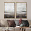 «Brown and Grey Grunge», reproduction sur toile 2 pièces-91069481-91069479