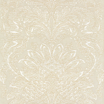 Tissu damassé Jardin Carlotta