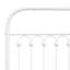 Vidaxl Bed Frame with Metal Headboard-101310379-101310393