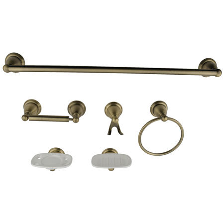 Victorian 6 Piece Bathroom Hardware Set