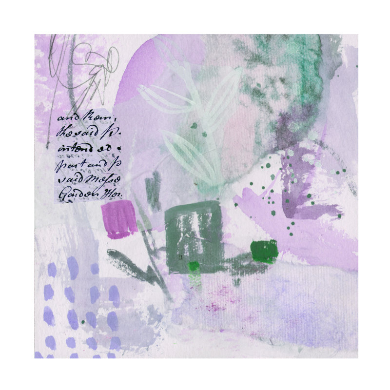Mindscape I - Wrapped Canvas Print, 35" H x 35" W