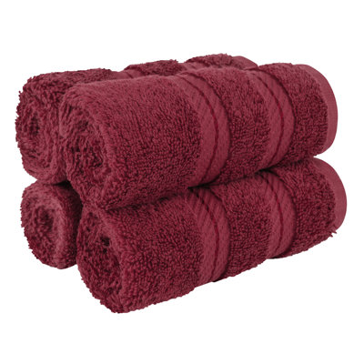 Darcelle 100% Cotton 4-Piece Turkish Washcloth Set