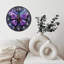 Horloge murale en bois 10 po, mouvement silencieux, à piles (piles AA non incluses), décor artistique, parfait pour les décorations