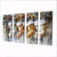 Orange orange bas de Noël III - ensemble d'art mural en toile de Noël-474274708