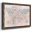 Carte de guépard rose sur toile-96272892-96272894