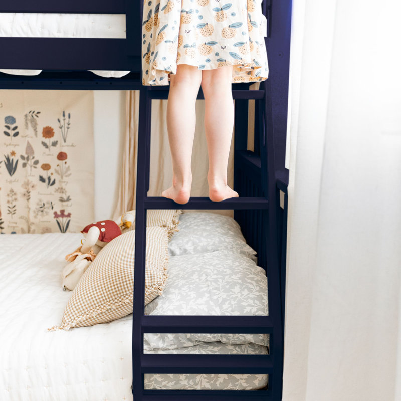 Bolles Kids Bunk Bed with Trundle, Twin over Full, Blue