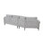 Upholstered Sofa Couch With Two Printed Pillows-237849524