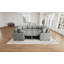 Canapé-lit modulaire convertible en U 108,7 po pour salon, gris-224660682