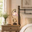 Lampe de table style Tiffany Flora