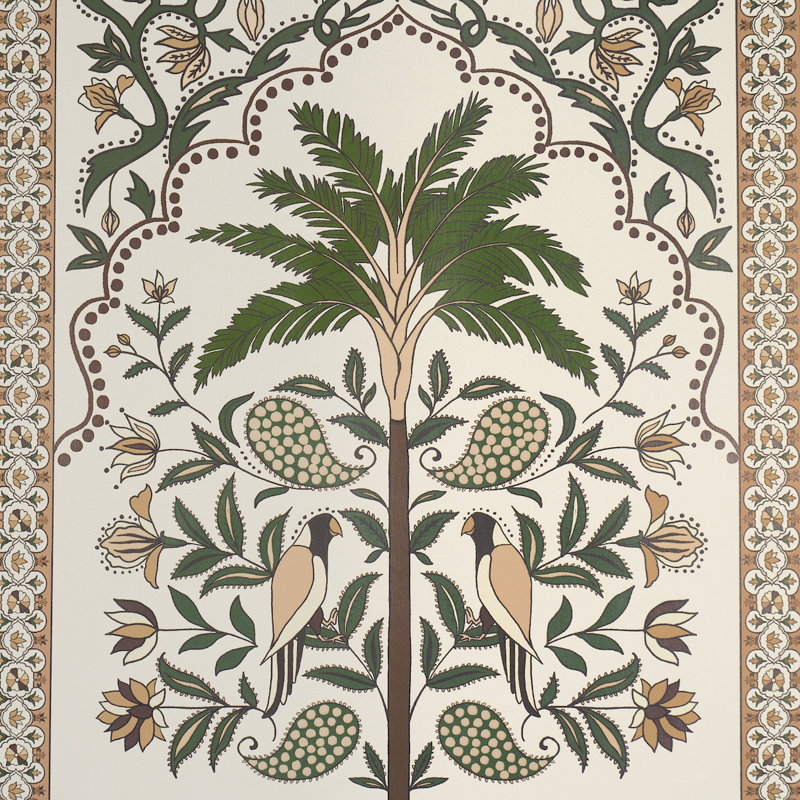 Schumacher X Johanna Ortiz Amazonas Mystique Wallpaper, Green