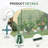 Crop Cage 10' x 3.3' x 5' Plant Protection Tent, Fruit Cage Netting Cover