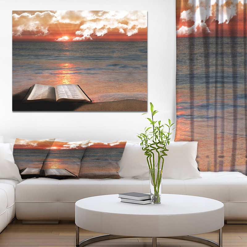 Impression sur toile, "Bible", H 30 po x l 40 po x P 1,5 po