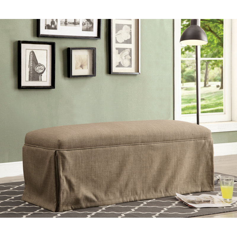 Banc rembourré Aleeyah, Brun
