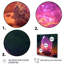 «Purple Gold Vibrant Stones - Stone Geode», art mural sur toile-194405877-194405870