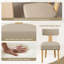 Ensemble de 2 chaises de salle à manger rembourrées Alimia-102157752-102157751