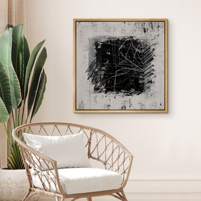 «Black and White Abstract Modern Contemporary»