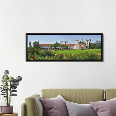 « mission santa barbara, california », reproduction de photo sur toile
