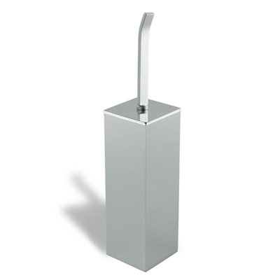 Fluide 14,96 po H Brosse de toilette et support autoportant