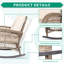 Chaise berçante 2 pièces Dayhsaun-492727102