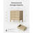 Farmhouse Nightstand With Build-In Power Strip For Bedroom, Living Room-1371302066-1371302065